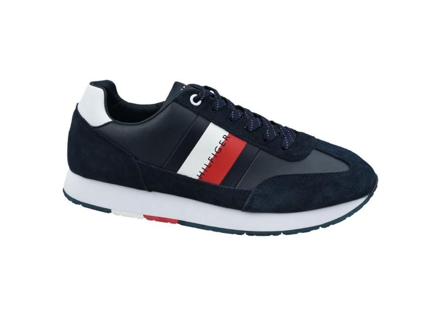 Vabaajajalatsid meestele Tommy Hilfiger Corporate Leather Flag Runner M suurendatud