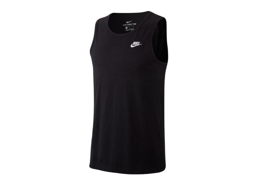 Vabaajamaika meestele Nike NSW Club Tank M BQ1260-010 suurendatud