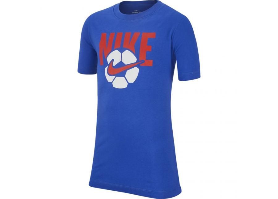 Vabaajasärk lastele Nike B NSW Tee Soccer Ball Jr AR5286 480 suurendatud