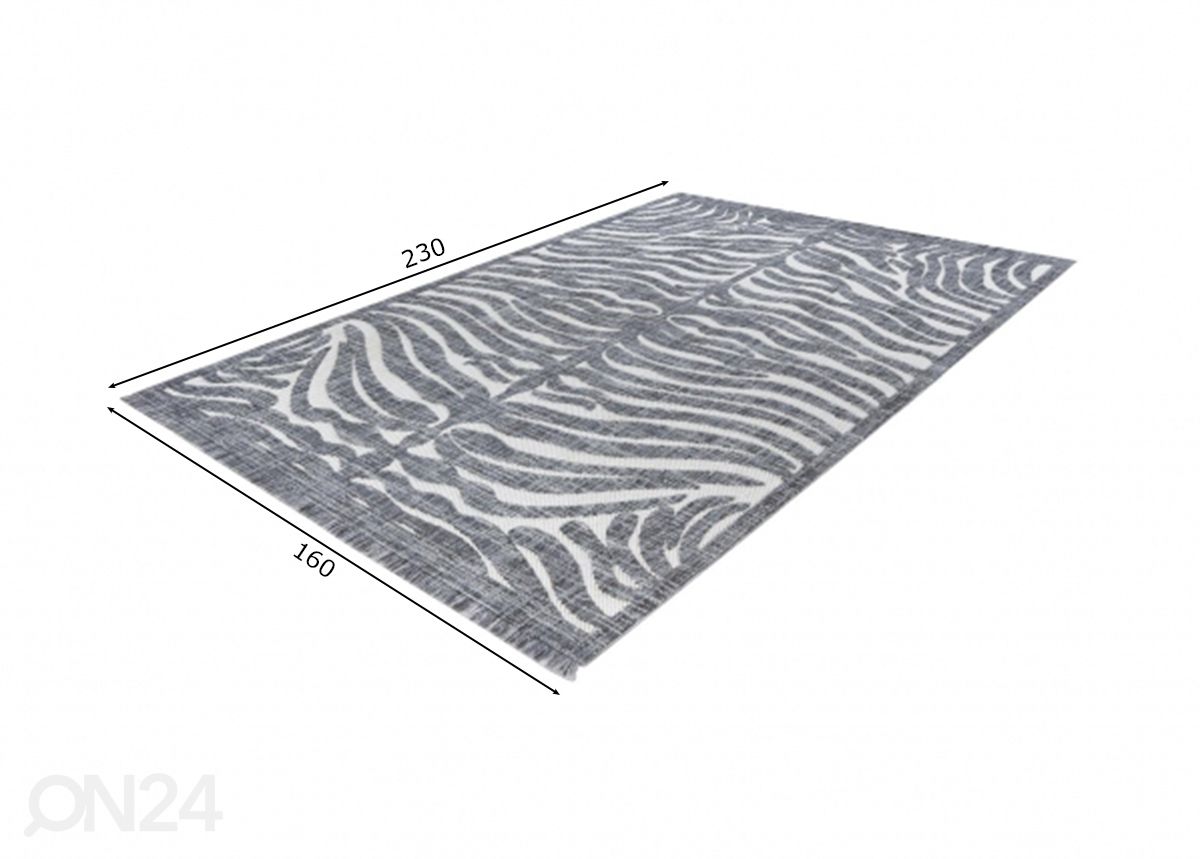 Vaip 160x230 cm suurendatud mõõdud
