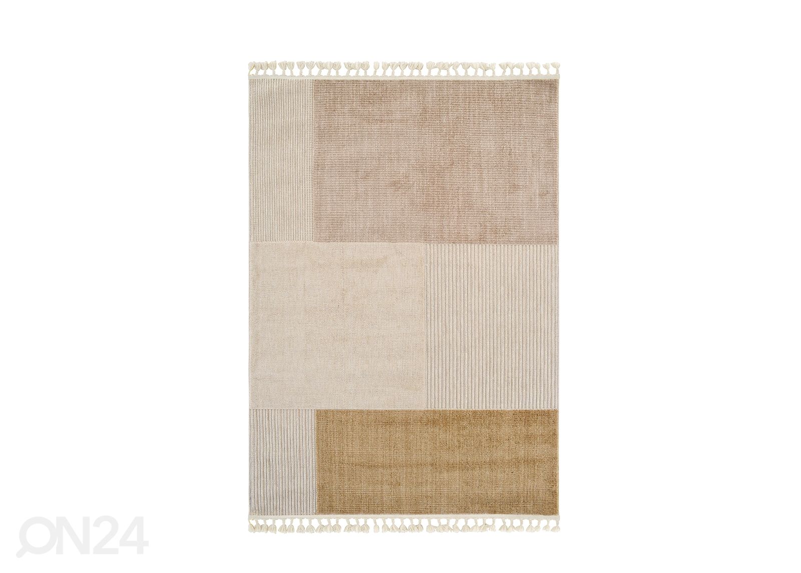 Vaip Bella 200x290 cm, kreemjas/kuldne suurendatud
