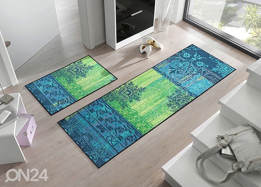 Vaip Borda green 50x75 cm suurendatud