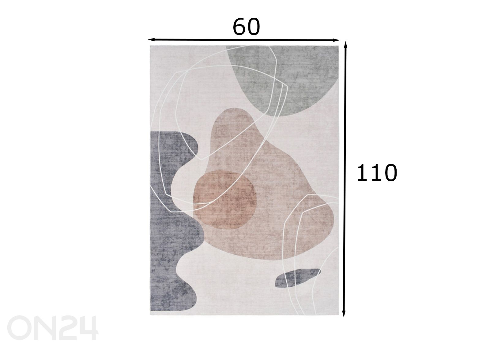 Vaip Fenix 60x110 cm suurendatud mõõdud