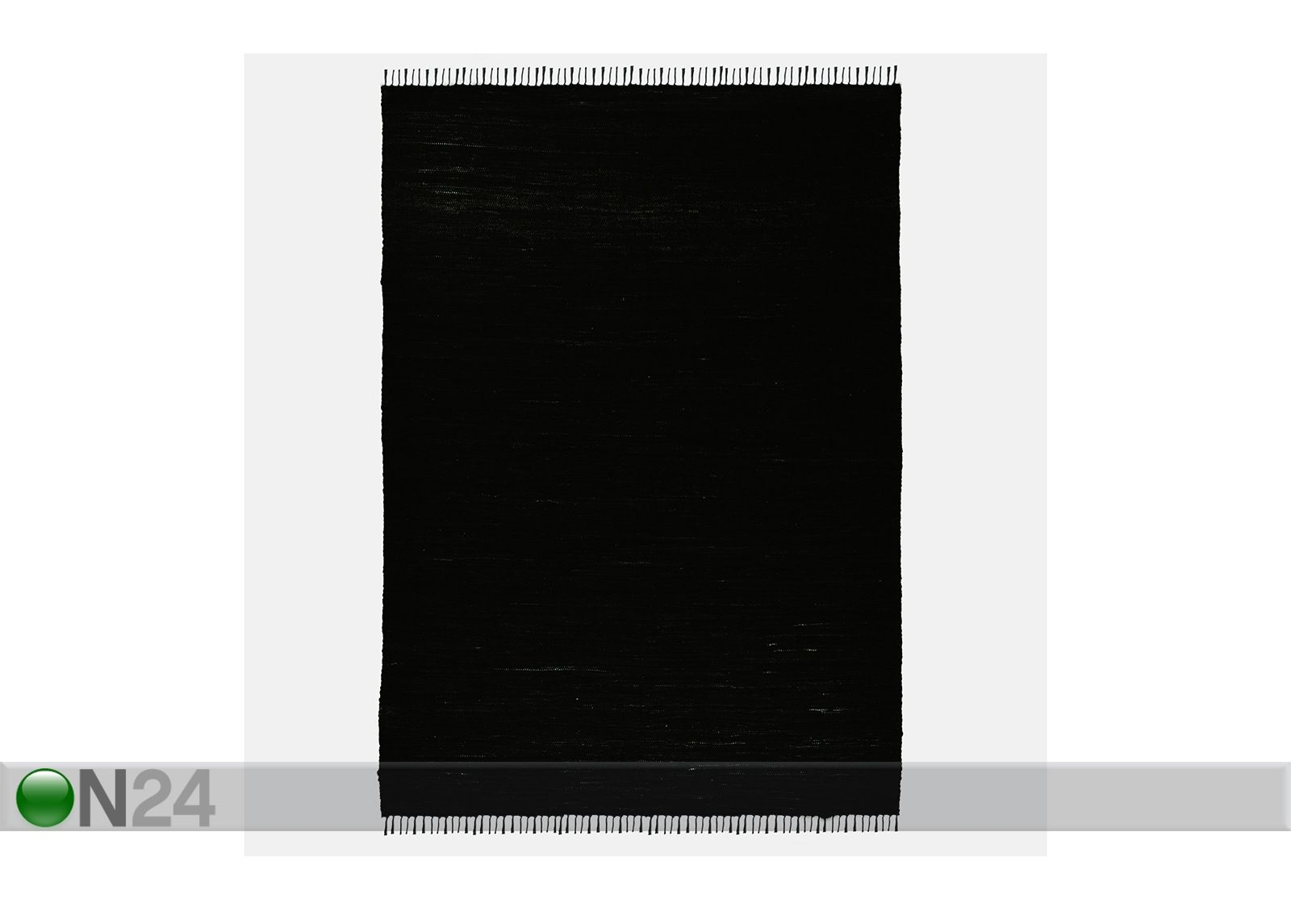 Vaip Happy Cotton Uni 40x60 cm, must suurendatud