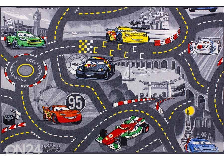 Vaip lastetuppa World of Cars 2 160x240 cm suurendatud