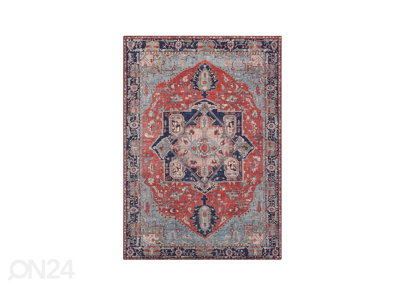 Vaip Nepal 60x110 cm, punane/sinine suurendatud
