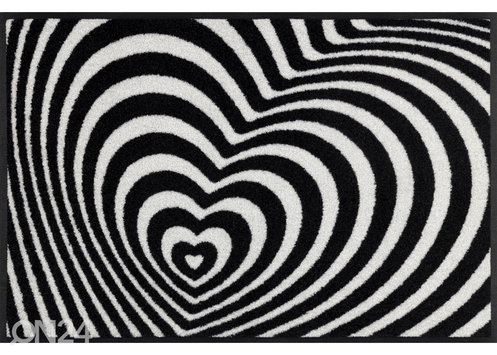 Vaip Optical Love 50x75 cm suurendatud