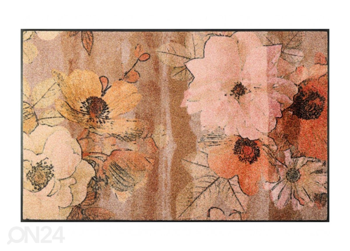 Vaip Retro Roses 50x75 cm suurendatud