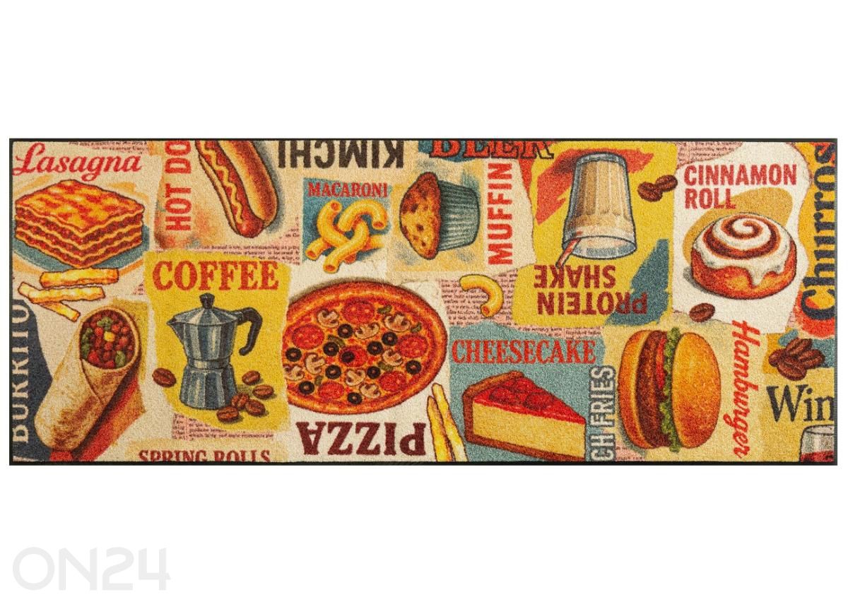 Vaip Snack Attack 75x190 cm suurendatud