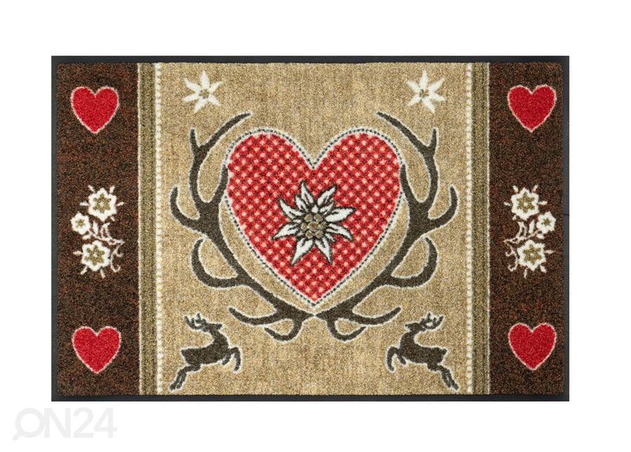 Vaip Wild Hearts 50x75 cm suurendatud