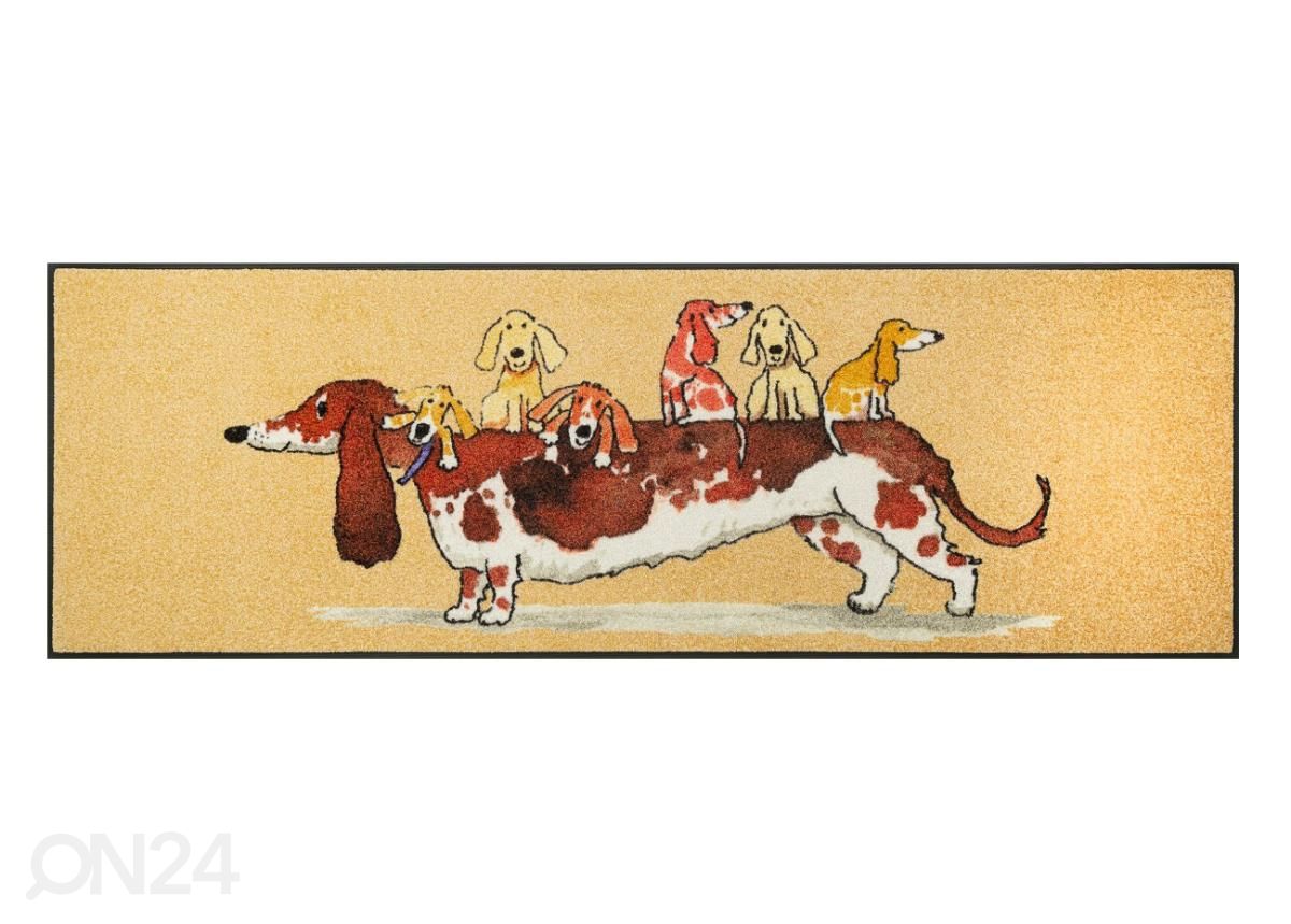 Vaip Woof Buddies 60x180 cm suurendatud