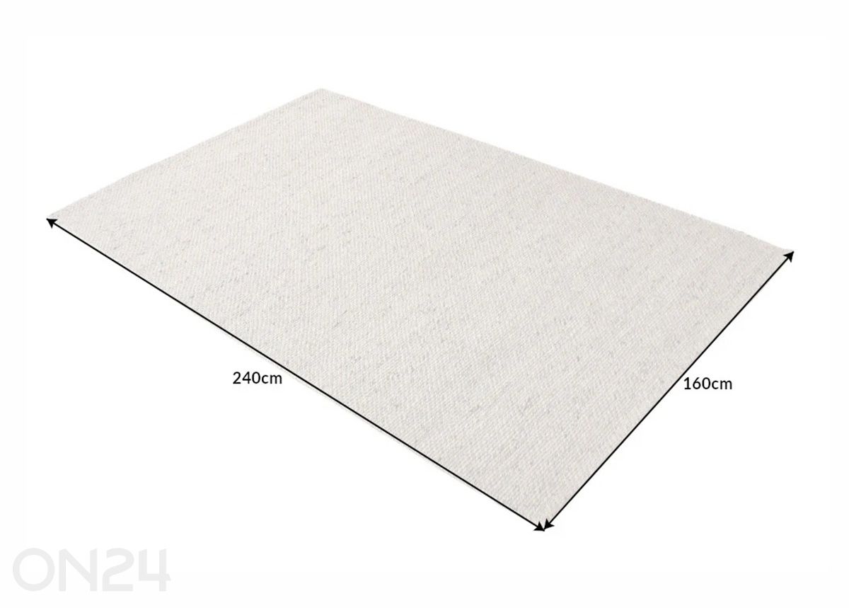 Vaip Wool 240x160 cm suurendatud mõõdud