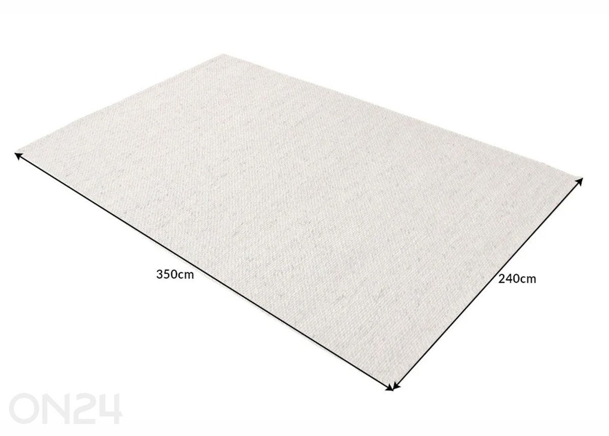 Vaip Wool 350x240 cm suurendatud mõõdud