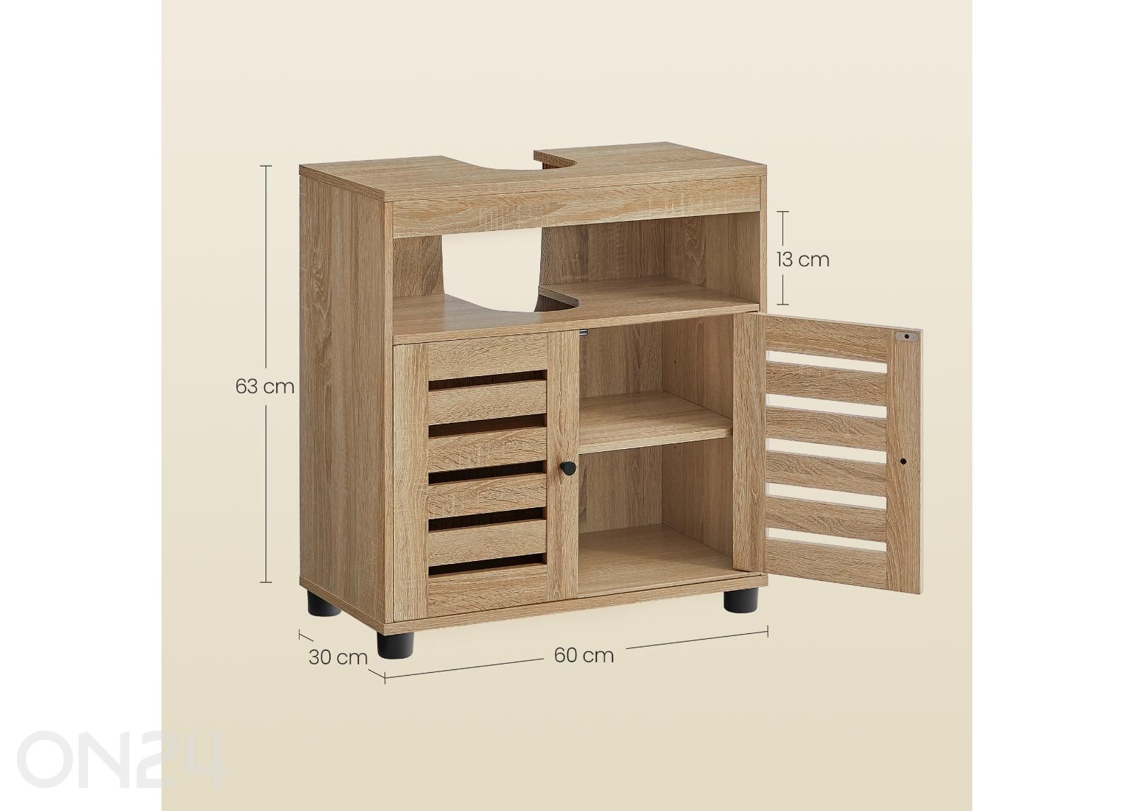 Valamukapp suurendatud mõõdud