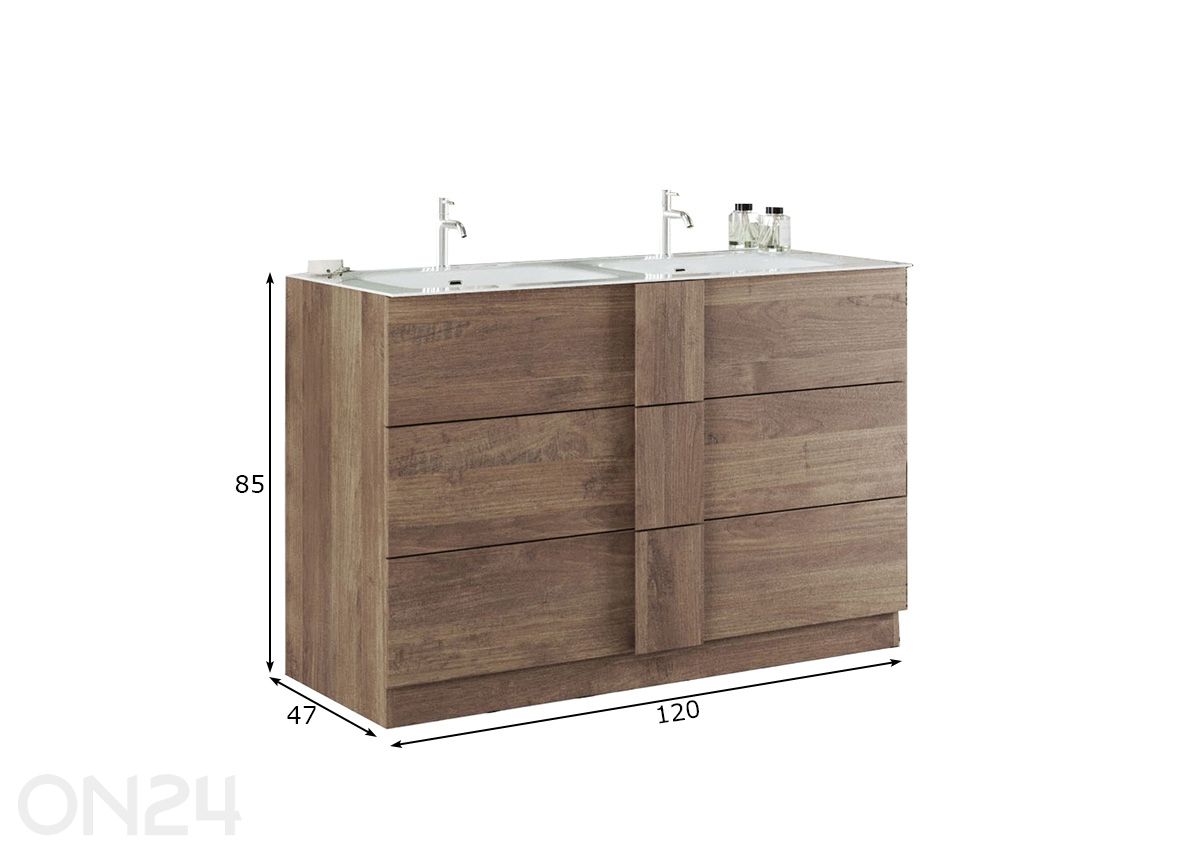 Valamukapp valamuga Jupiter 120 cm suurendatud mõõdud