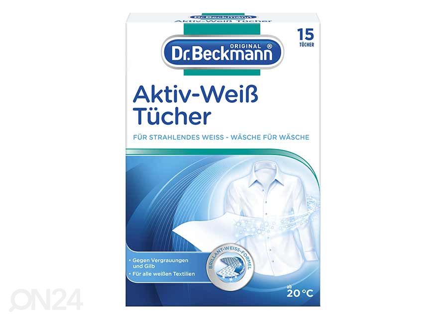 Valgenduslapid masinpesuks Dr.Beckmann 15 tk suurendatud