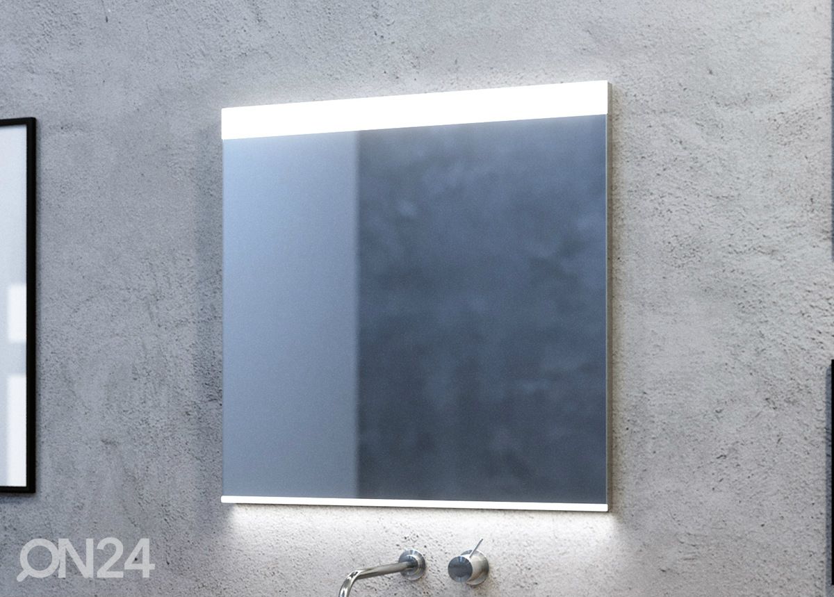 Valgustiga peegel Andromeda 80x60 cm suurendatud
