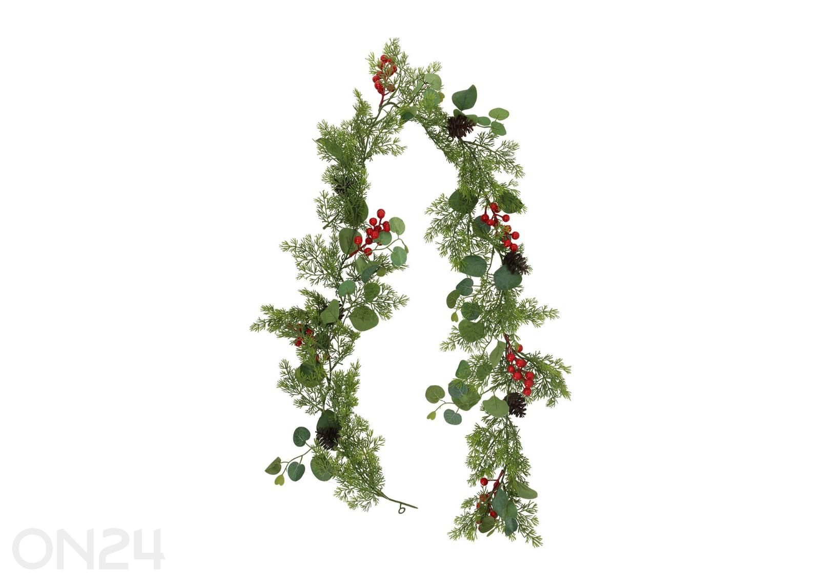 Vanik Greenland, 180 cm, marjade ja eukalüptiga suurendatud