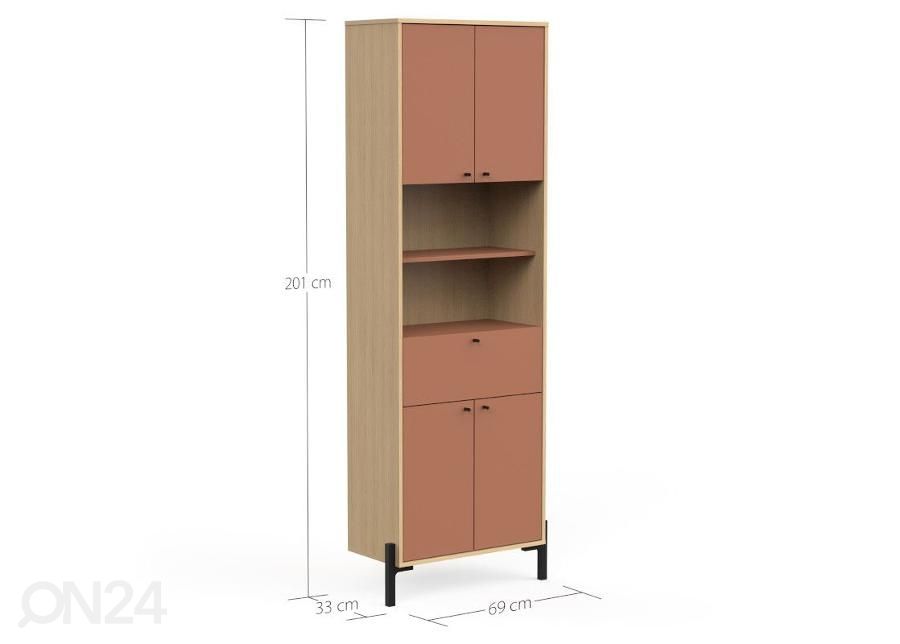 Vannitoakapp Elisa 4u1s suurendatud mõõdud