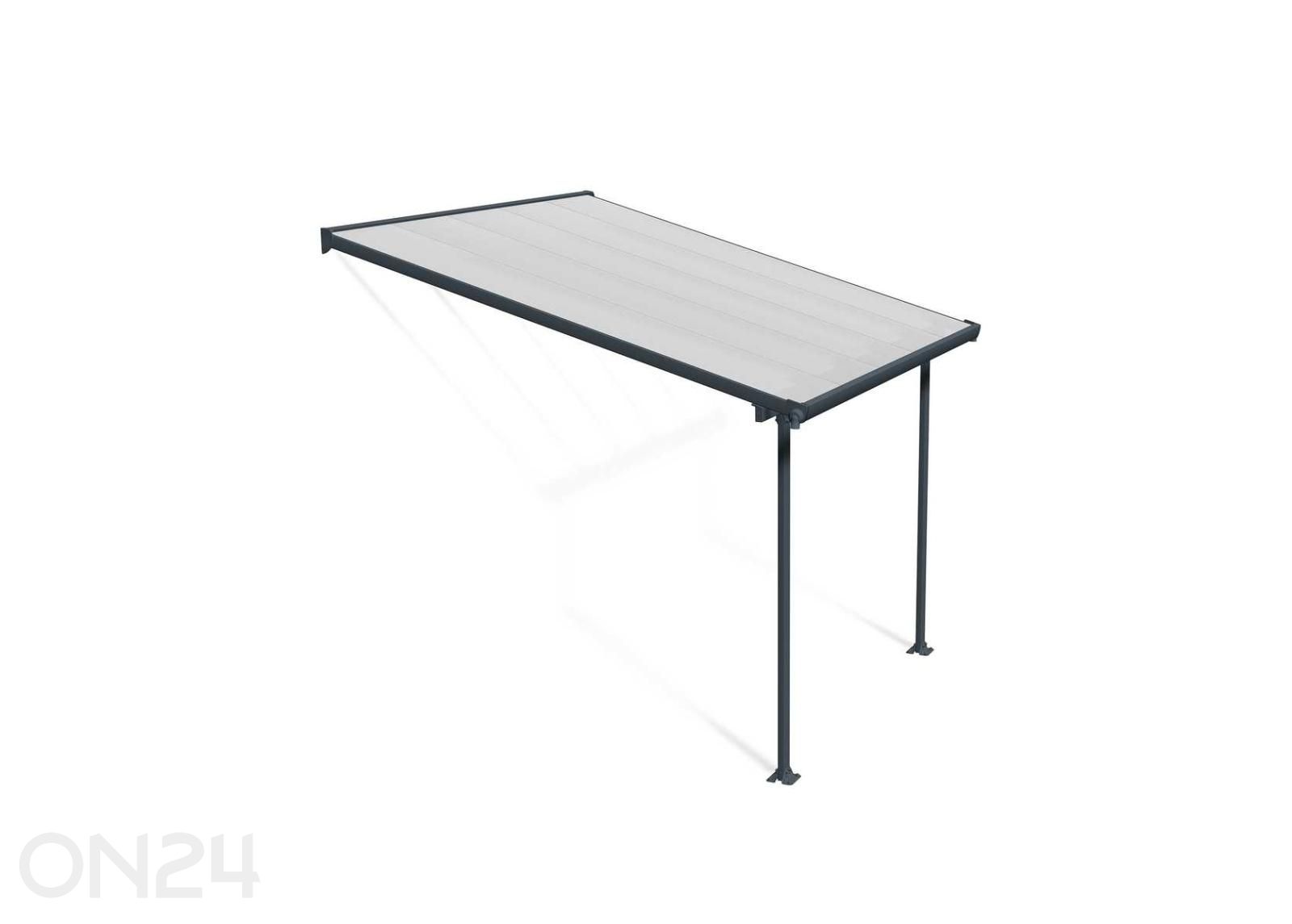 Varikatus terrassile Feria 3x3 m suurendatud