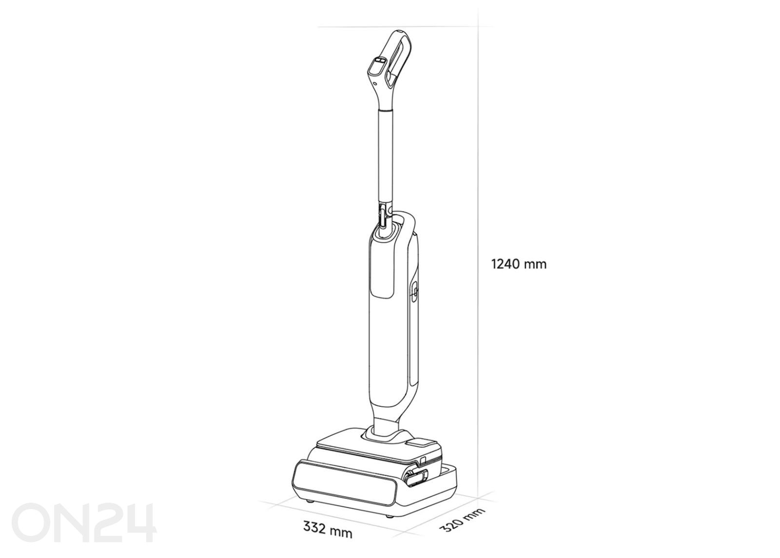 Varstolmuimeja MOVA M50 Ultra, märg- ja kuivpuhastus, suurendatud mõõdud