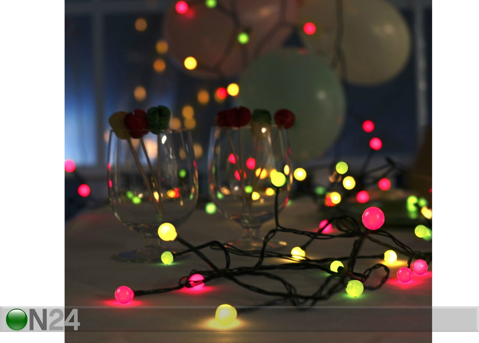 Värvilised LED tuled Party 80 suurendatud