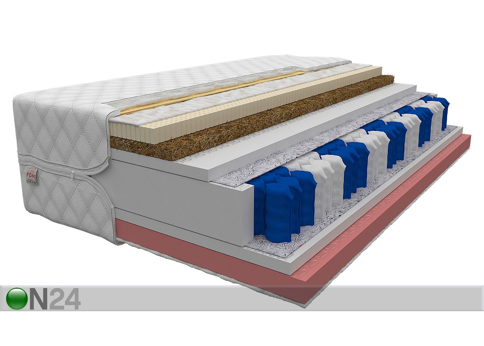 Vedrumadrats Active Max 180x200 cm suurendatud