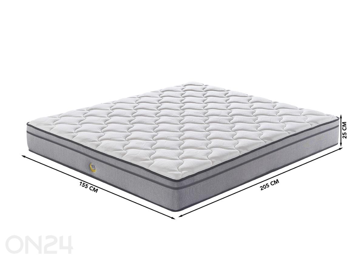 Vedrumadrats Dream queen size 155×205 cm suurendatud mõõdud