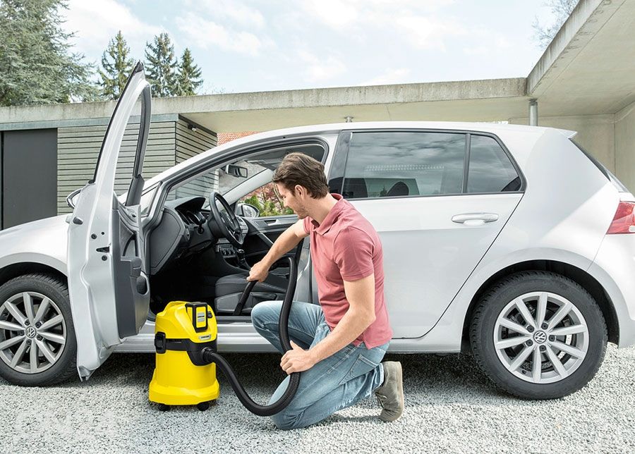 Vee- ja tolmuimeja WD 3 Kärcher, akukomplektiga suurendatud