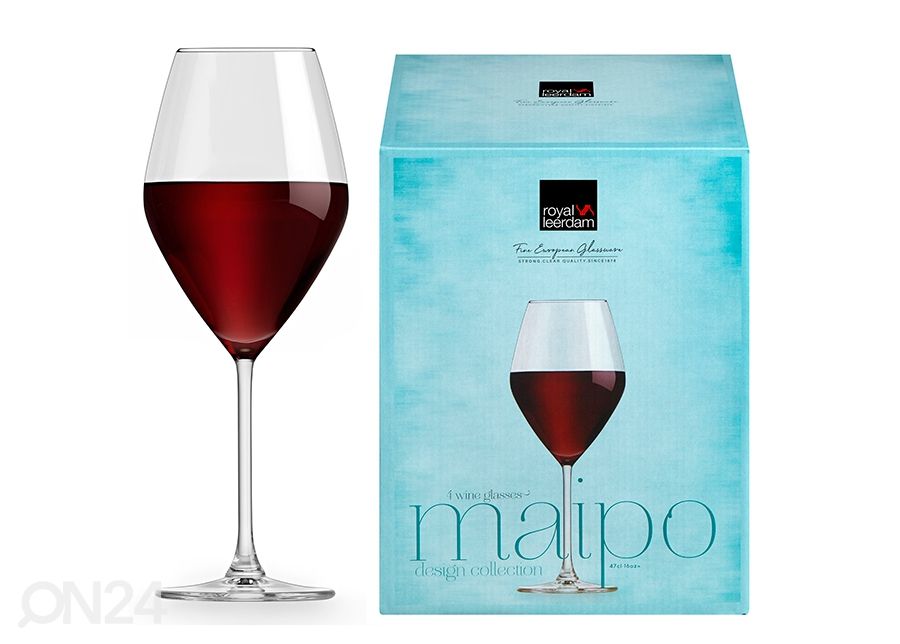 Veiniklaas Royal Leerdam Maipo 47 cl, 4 tk suurendatud