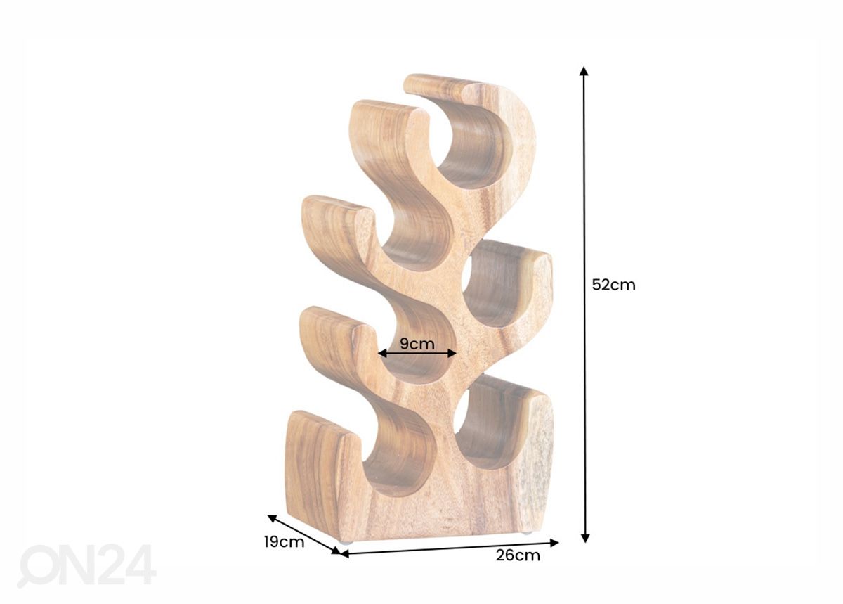 Veiniriiul Arte 50 cm suurendatud mõõdud