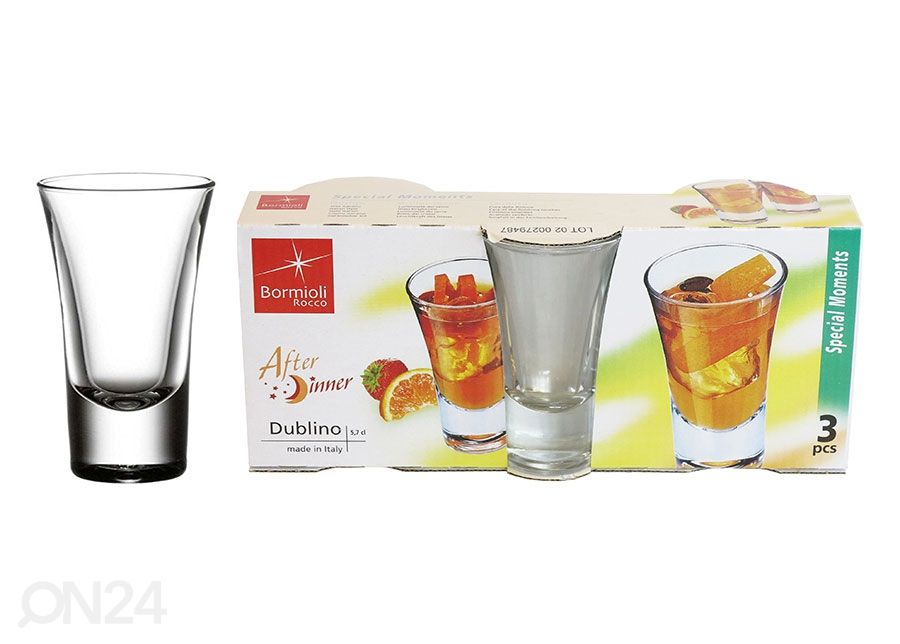 Viinapits Bormioli Rocco Dublino 5,7 cl, 3 tk suurendatud