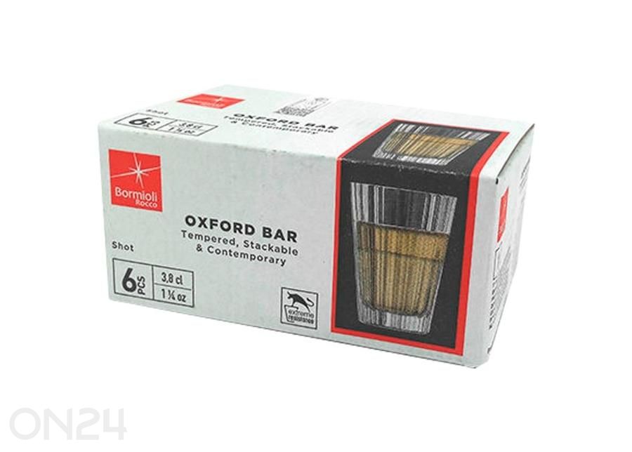 Viinapits Oxford Bar 3,8 cl, 6 tk suurendatud