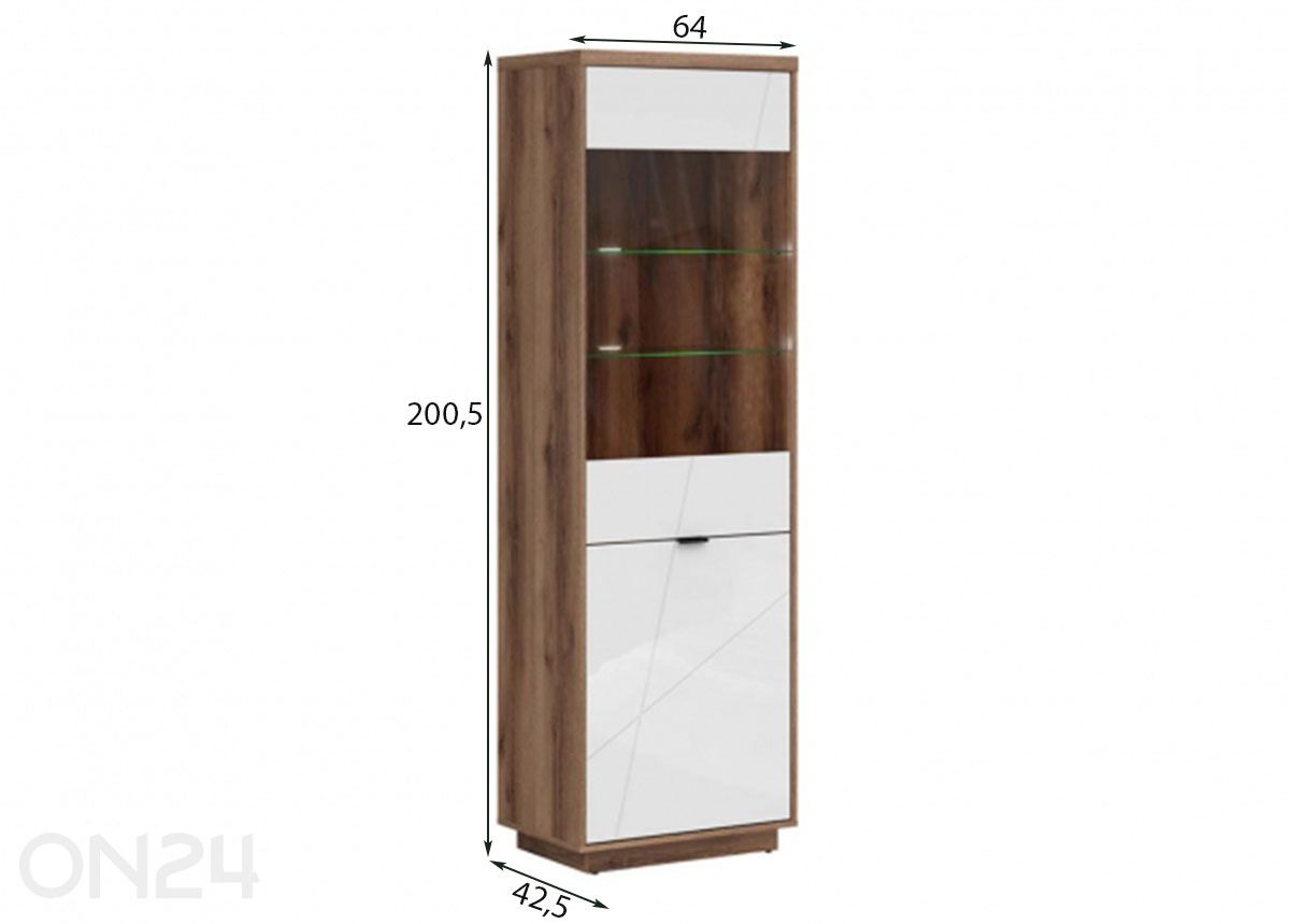 Viitriinkapp Forn suurendatud mõõdud