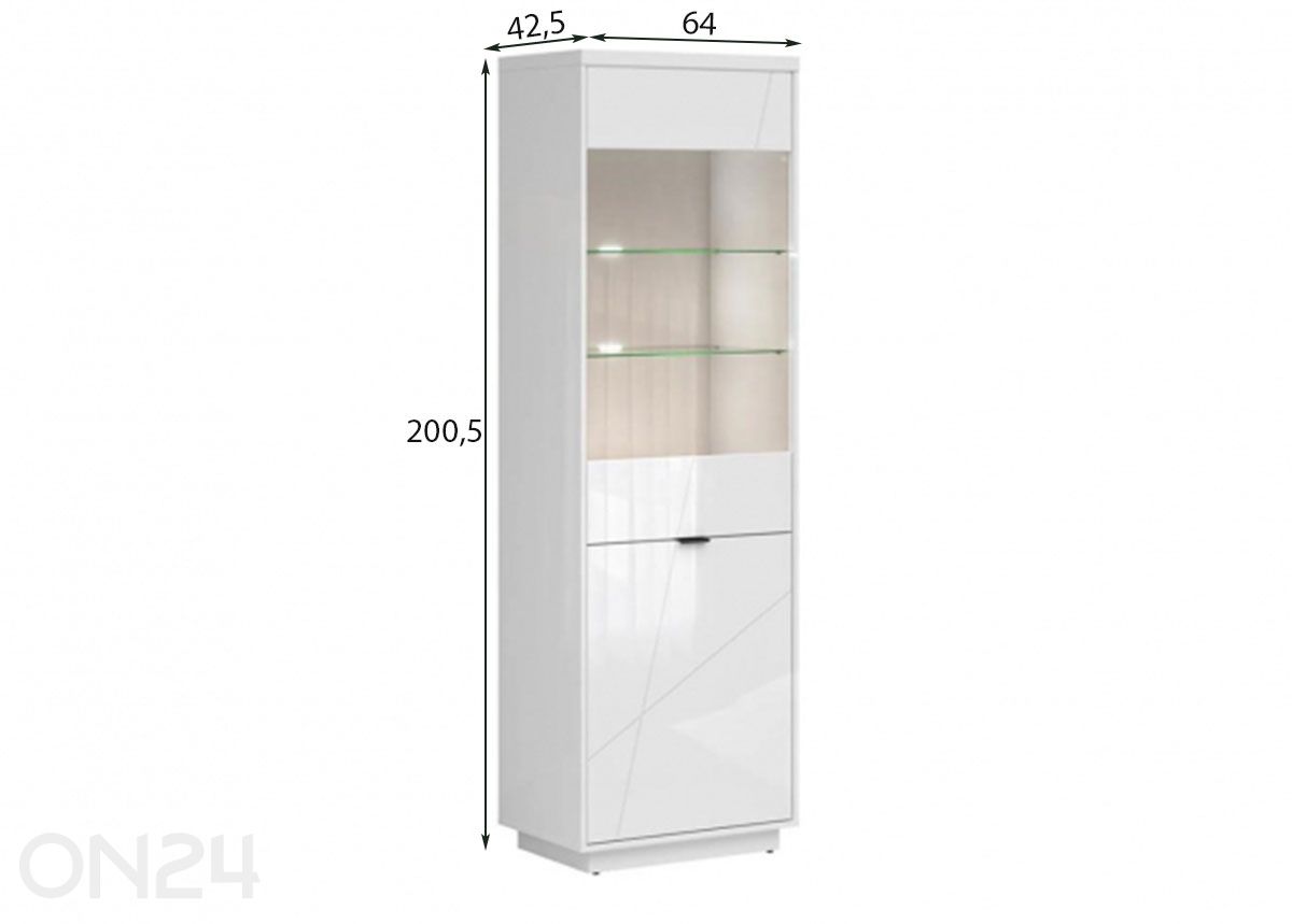 Viitriinkapp Forn suurendatud mõõdud