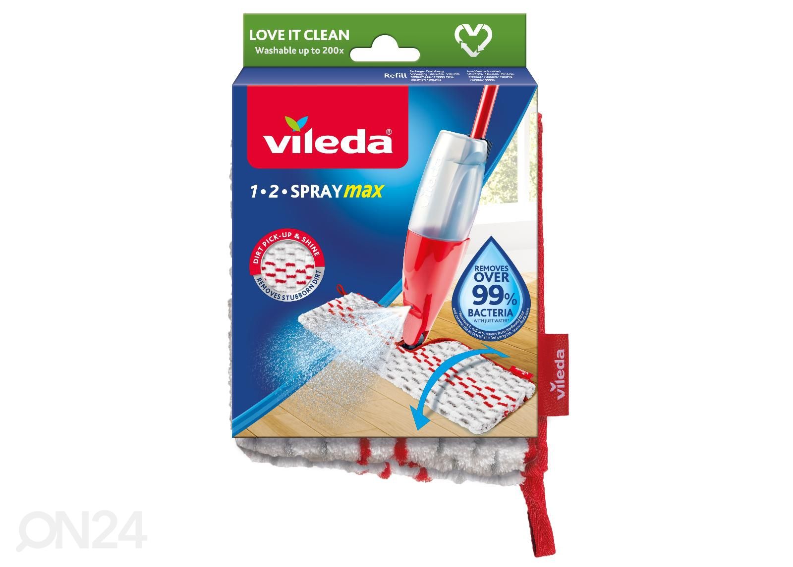 Vileda Põrandapesumati 1/2 Spray Max varu suurendatud