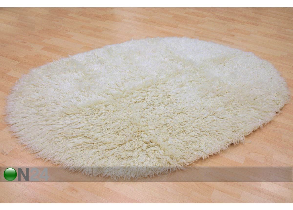 Villane vaip Flokati ovaalne 170x240 cm suurendatud