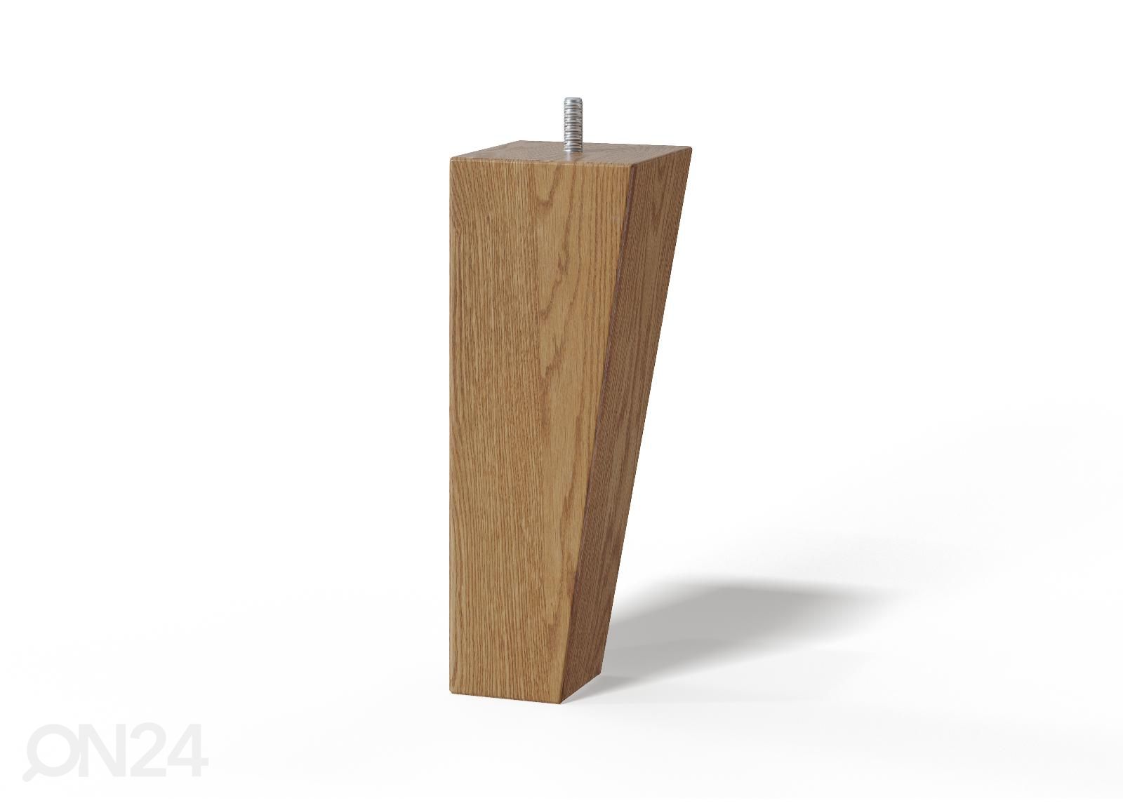 Viltused koonus puitjalad h18 cm, 4 tk suurendatud