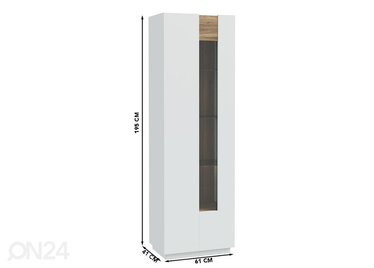 Vitriinkapp 61 cm suurendatud