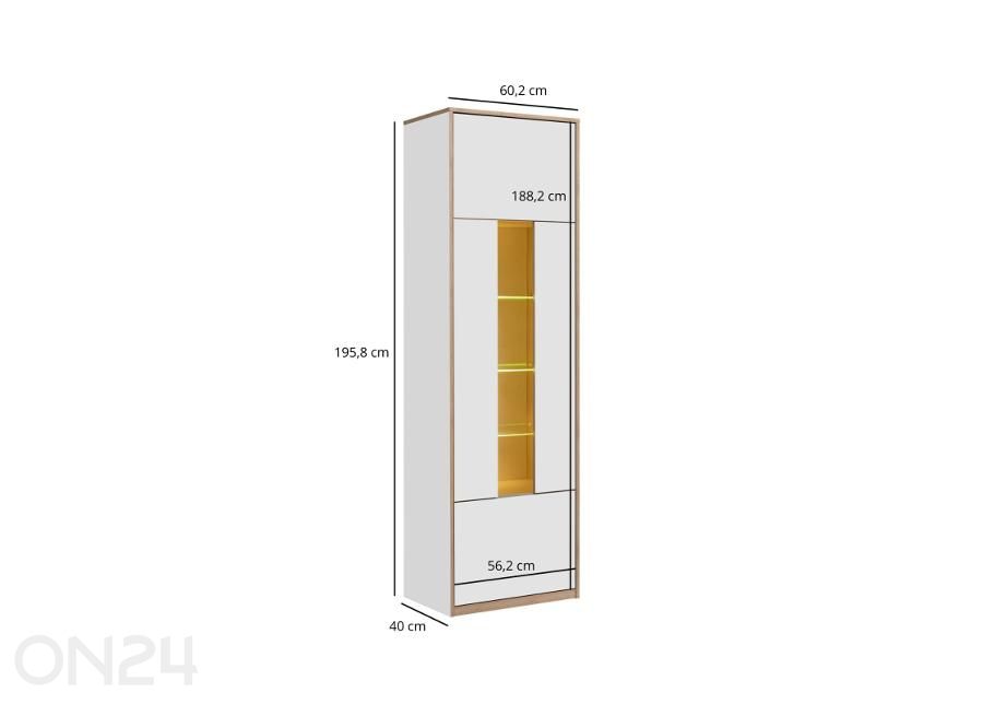 Vitriinkapp Complex suurendatud mõõdud