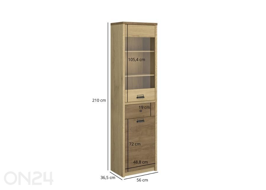 Vitriinkapp Denzel suurendatud mõõdud