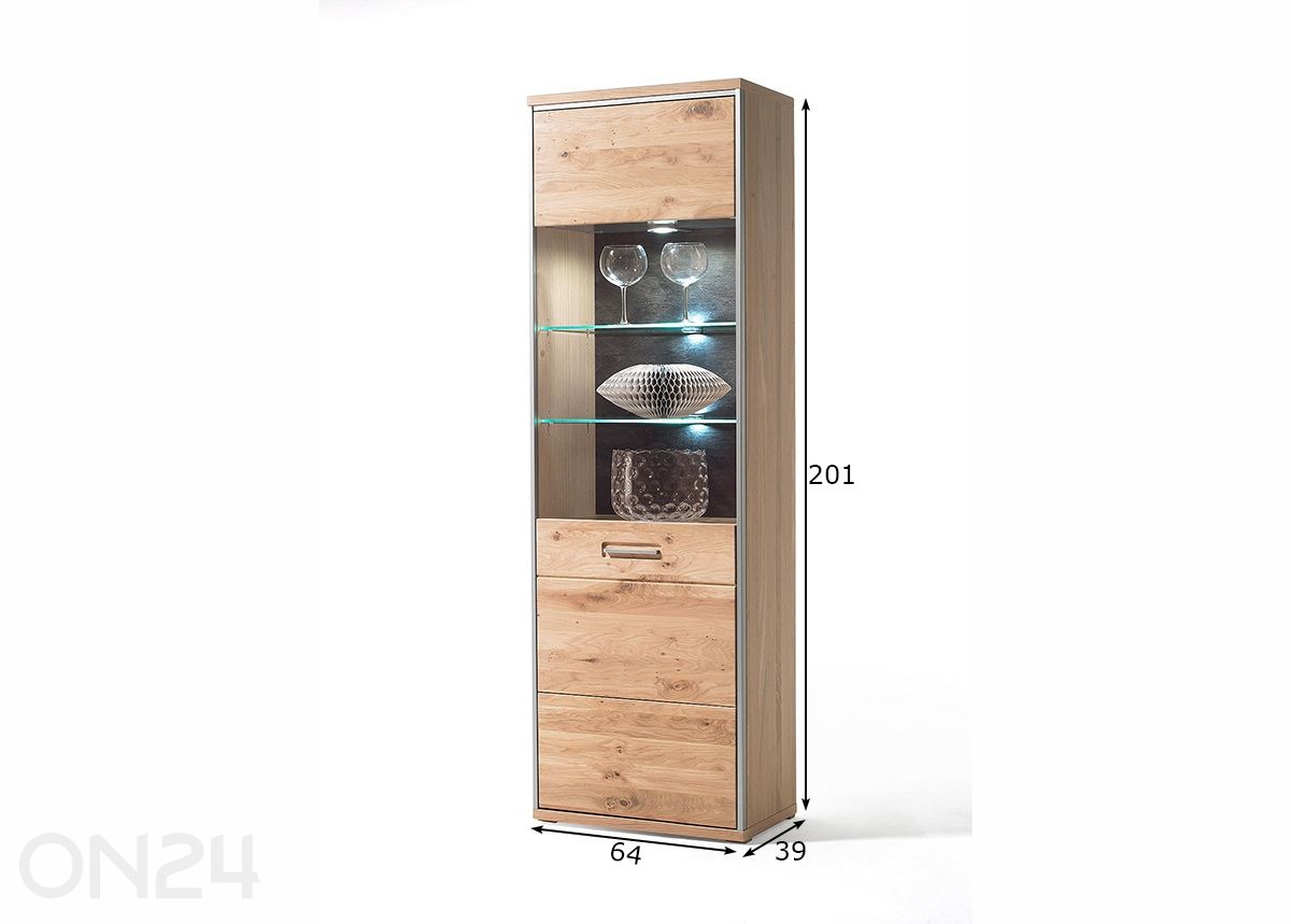 Vitriinkapp Espero suurendatud mõõdud