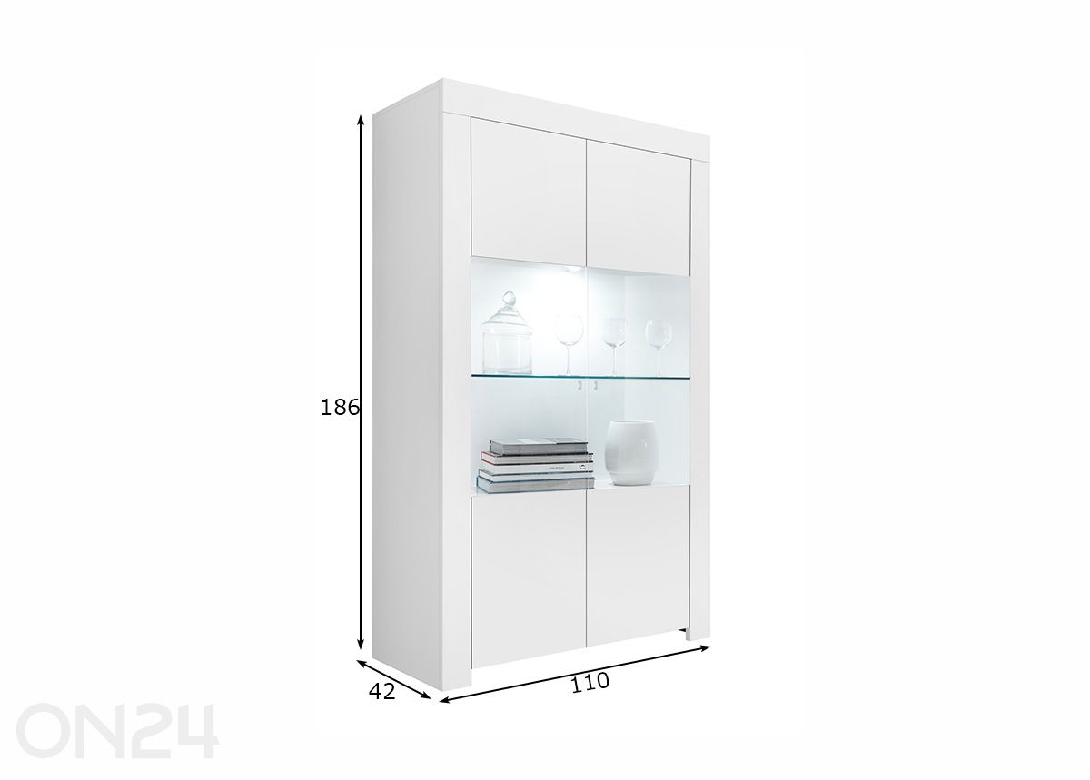 Vitriinkapp Firenze suurendatud mõõdud