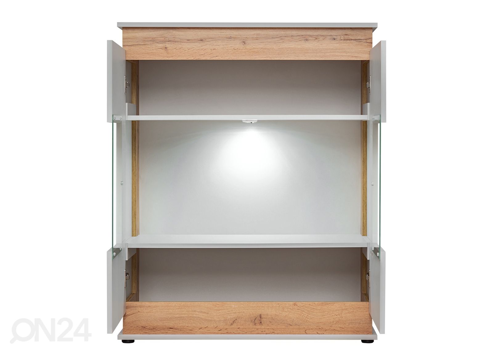 Vitriinkapp / kummut Berlin, perla hall/artrisan tamm suurendatud