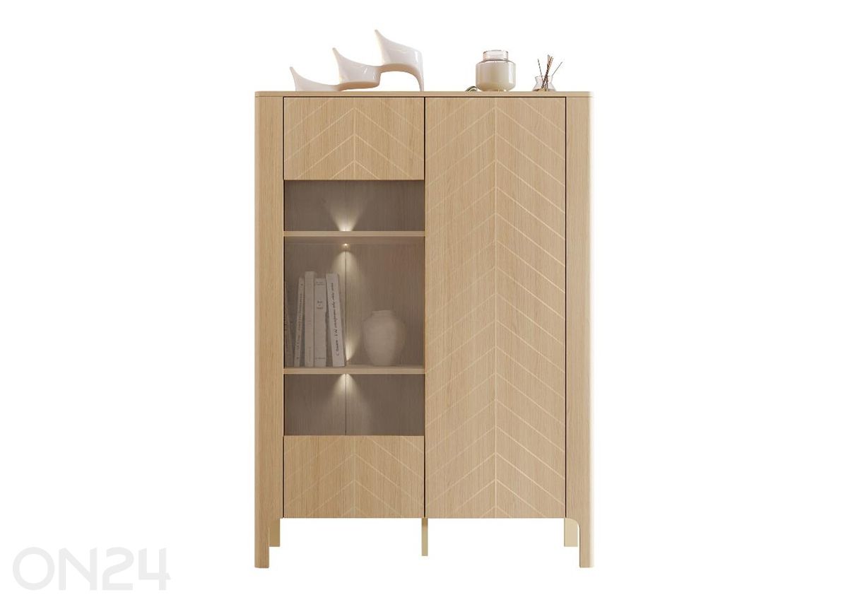 Vitriinkapp Malumi + LED suurendatud