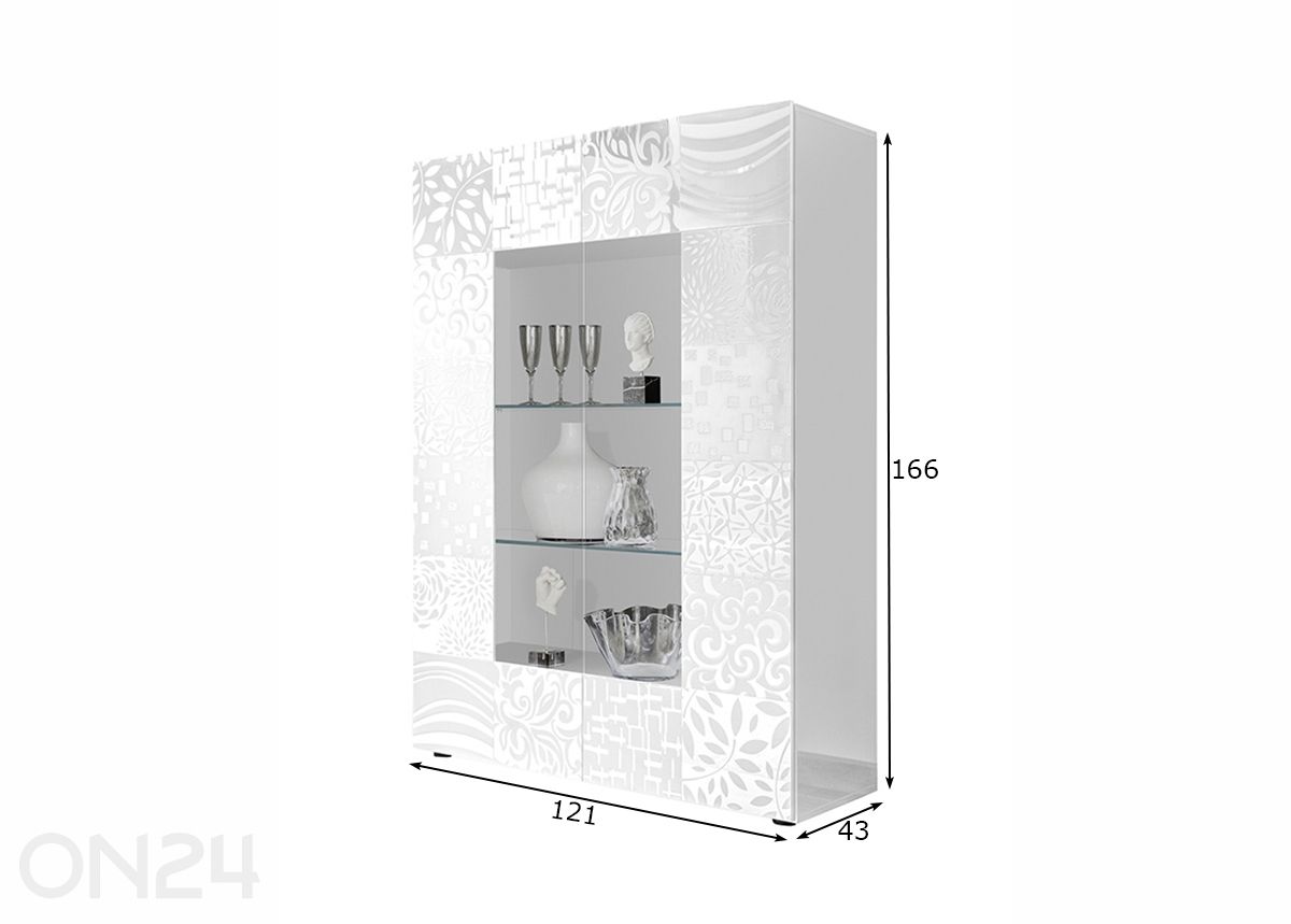 Vitriinkapp Miro suurendatud mõõdud