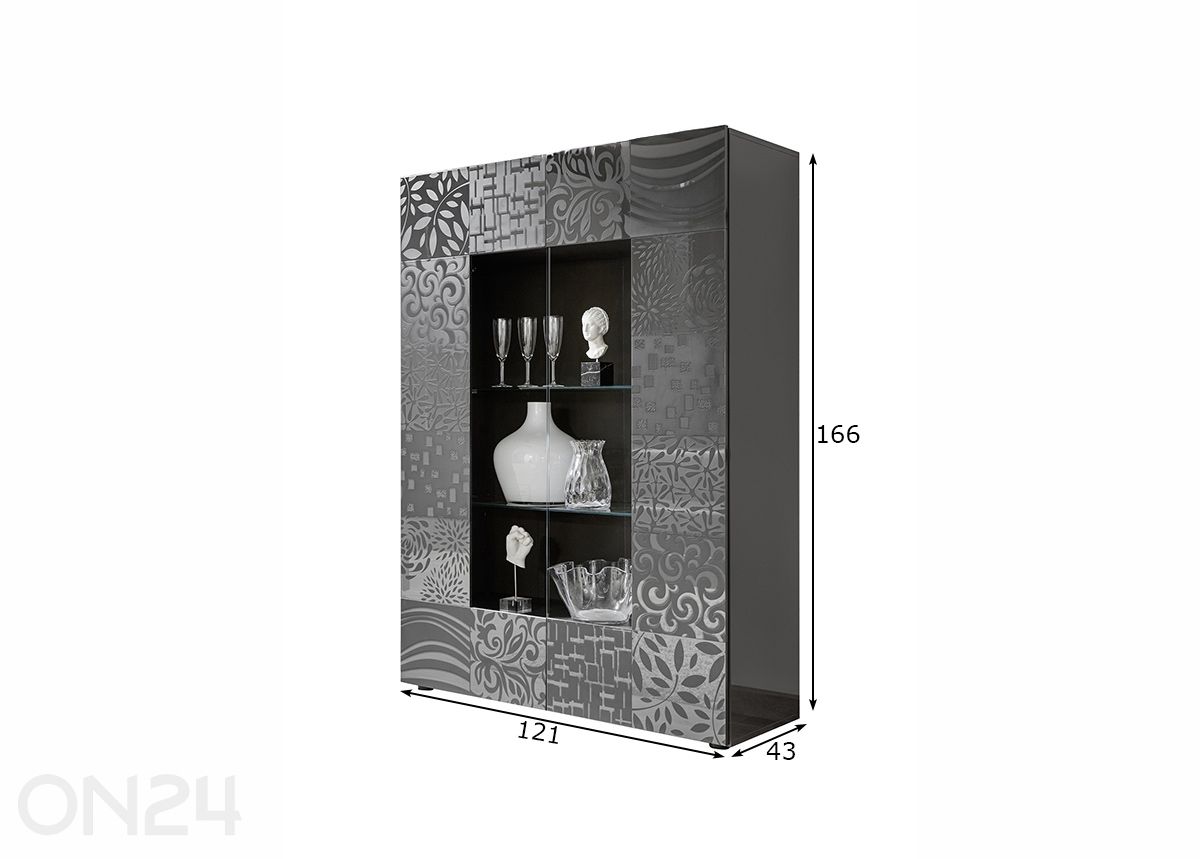 Vitriinkapp Miro suurendatud mõõdud