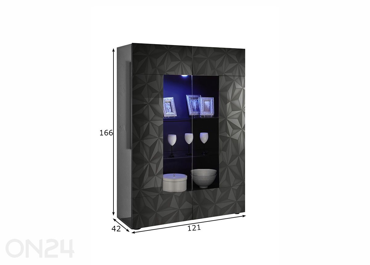 Vitriinkapp Prisma suurendatud mõõdud