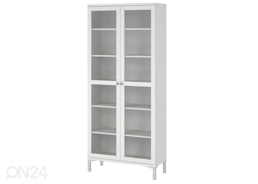 Vitriinkapp Roma 88 cm, valge suurendatud