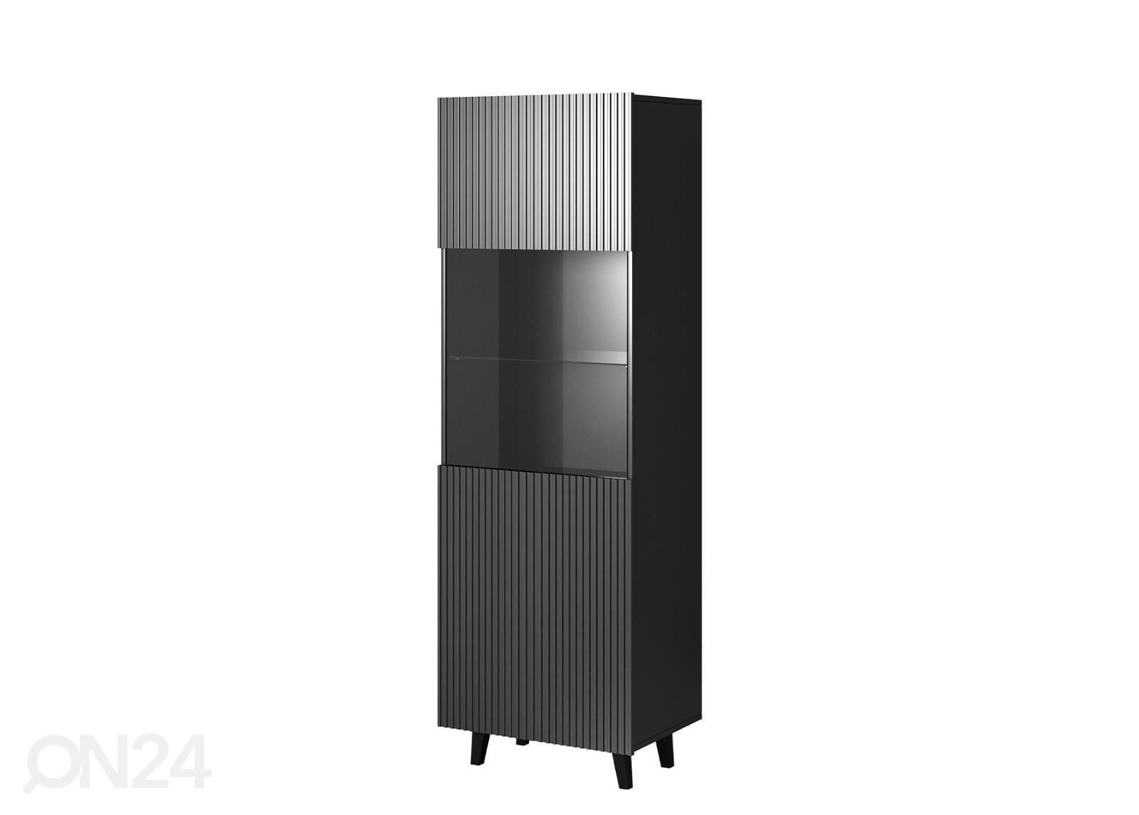 Vitriinkapp Vamos Grey 60 cm suurendatud